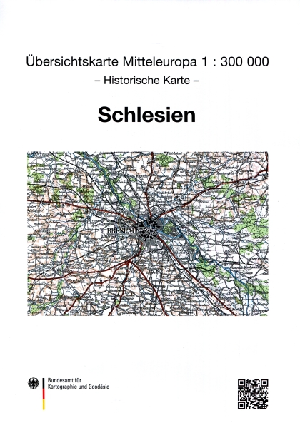 Amtliche Karte von Schlesien